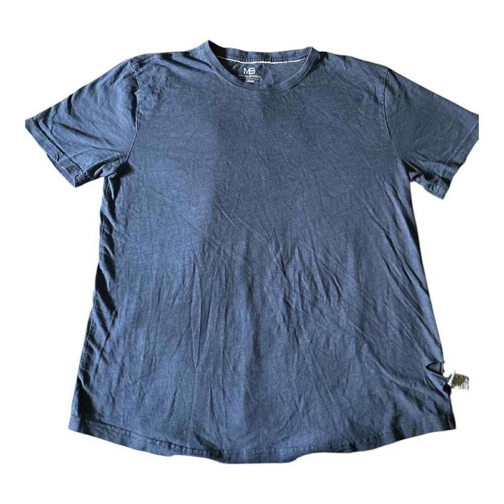 Michael Brandon Shirt Mens XL Blue Crewneck Cotton Casual Soft‎ Broken In Tee